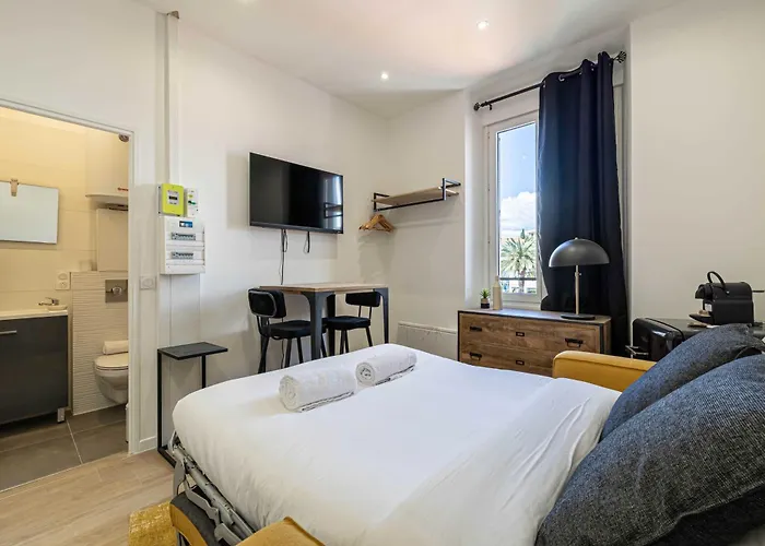 Renovated Cozy Studio - Cannes Center - 2 Persons